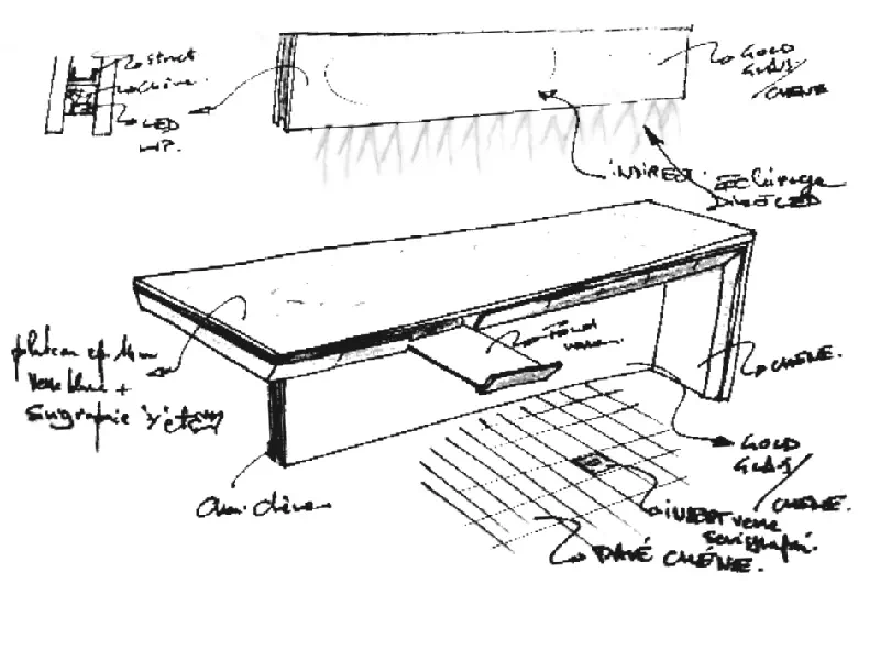 Progettazione e lavorazione su misura di arredo in vetro artigianale per Bologna e Ravenna
